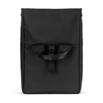 Sac isotherme enroulable 7 L avec fermeture réglable en similicuir couleur noir cinquième vue