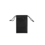 Sac isotherme enroulable 7 L en similicuir avec fermeture réglable couleur noir première vue
