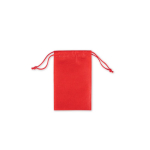 Sac isotherme enroulable 7 L en similicuir avec fermeture réglable couleur rouge première vue