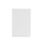 Carnet A6 à couverture rigide idéal pour la sublimation, pages lignées couleur blanc première vue