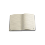 Carnet A6 à couverture rigide idéal pour la sublimation, pages lignées couleur blanc troisième vue