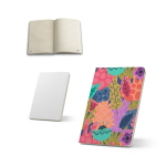Carnet A6 à couverture rigide idéal pour la sublimation, pages lignées diverses couleurs