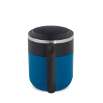 Mug de voyage double paroi, finition mate, base antidérapante, 400 ml couleur bleu deuxième vue