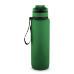 Gourde mate en RPET, toucher gomme, avec phrases motivantes 1,06 ml couleur vert deuxième vue