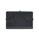 Porte-cartes à fermeture élastique avec protection RFID pour 5 cartes couleur noir deuxième vue