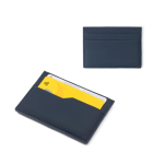 Porte-cartes avec blocage RFID et finition en similicuir pour 5 cartes diverses couleurs