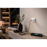 Câble USB-C vers USB-C magnétique tressé en polyester 60 W vue d'ambiance