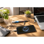 Hub USB multifonction écologique avec 4 ports et charge 10 W vue d'ambiance