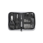 Jeu d’outils 24 pièces en acier au carbone avec sac Oxford couleur noir première vue