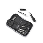 Jeu d’outils 24 pièces en acier au carbone avec sac Oxford couleur noir quatrième vue