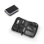 Jeu d’outils 24 pièces en acier au carbone avec sac Oxford diverses couleurs