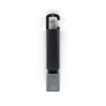 Lampe torche rechargeable USB-C avec modes LED et COB 2 W 800 mAh couleur noir deuxième vue