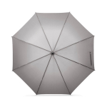Grand parapluie anti-vent à ouverture semi-automatique Ø134,5 couleur gris première vue