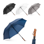 Grand parapluie anti-vent à ouverture semi-automatique Ø134,5 diverses couleurs