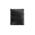 Couverture polaire douce 3 en 1 avec poche frontale 220 g/m² couleur noir première vue