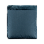 Couverture polaire douce 3 en 1 avec poche frontale 220 g/m² couleur bleu deuxième vue