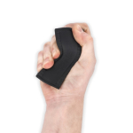 Antistress en mousse PU en forme carrée de conteneur maritime couleur noir cinquième vue