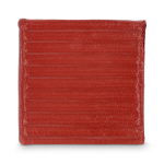Antistress en mousse PU en forme carrée de conteneur maritime couleur rouge troisième vue