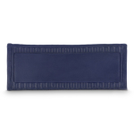 Antistress en mousse PU en forme carrée de conteneur maritime couleur bleu foncé deuxième vue