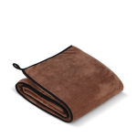Couverture en microfibre de polyester avec sublimation 500 g/m² couleur marron deuxième vue