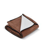Couverture en microfibre de polyester avec sublimation 500 g/m² couleur marron troisième vue
