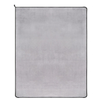 Couverture en microfibre de polyester avec sublimation 500 g/m² couleur gris quatrière vue
