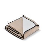 Couverture en microfibre de polyester avec sublimation 500 g/m² couleur beige troisième vue