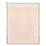 Couverture en microfibre de polyester avec sublimation 500 g/m² couleur beige quatrière vue