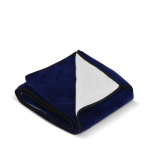 Couverture en microfibre de polyester avec sublimation 500 g/m² couleur bleu foncé troisième vue