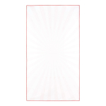 Serviette de plage en RPET à séchage rapide 100 x 180 cm couleur rouge sixième vue