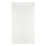 Serviette de plage en RPET à séchage rapide 100 x 180 cm couleur jaune sixième vue