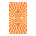 Serviette de plage en RPET à séchage rapide 100 x 180 cm couleur orange cinquième vue