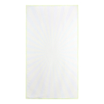 Serviette de plage en RPET à séchage rapide 100 x 180 cm couleur vert lime sixième vue