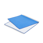 Serviette en RPET à séchage rapide avec pochette 40 x 80 cm couleur bleu troisième vue