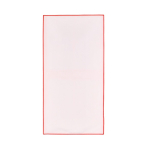Serviette en RPET à séchage rapide avec pochette 40 x 80 cm couleur rouge sixième vue