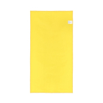 Serviette en RPET à séchage rapide avec pochette 40 x 80 cm couleur jaune cinquième vue