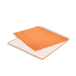 Serviette en RPET à séchage rapide avec pochette 40 x 80 cm couleur orange troisième vue