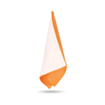 Serviette en RPET à séchage rapide avec pochette 40 x 80 cm couleur orange quatrière vue