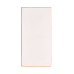 Serviette en RPET à séchage rapide avec pochette 40 x 80 cm couleur orange sixième vue