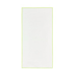 Serviette en RPET à séchage rapide avec pochette 40 x 80 cm couleur vert lime sixième vue
