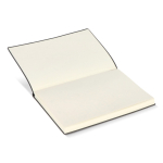 Carnet A5 à couverture souple avec ruban marque-page, pages lignées couleur noir sixième vue