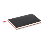 Carnet A5 à couverture souple avec ruban marque-page, pages lignées couleur rouge cinquième vue