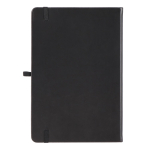 Carnet A5 à couverture rigide en PU, pages lignées couleur noir deuxième vue