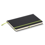 Carnet A5 à couverture rigide en PU, pages lignées couleur vert cinquième vue