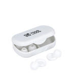 Bouchons d’oreilles en silicone souple avec étui et en 3 tailles vue principale