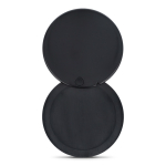 Miroir compact coulissant en plastique avec coque de protection couleur noir quatrière vue
