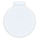Miroir compact en plastique au design simple et léger couleur blanc quatrière vue