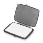 Set de pastilles de savon à usage unique dans un étui 20 pcs couleur noir deuxième vue