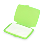 Set de pastilles de savon à usage unique dans un étui 20 pcs couleur vert deuxième vue
