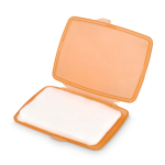 Set de pastilles de savon à usage unique dans un étui 20 pcs couleur orange deuxième vue